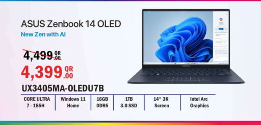 ASUS Laptop available at Safari Hypermarket in Qatar - Al Khor