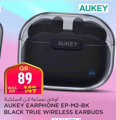 AUKEY Earphone available at Safari Hypermarket in Qatar - Umm Salal