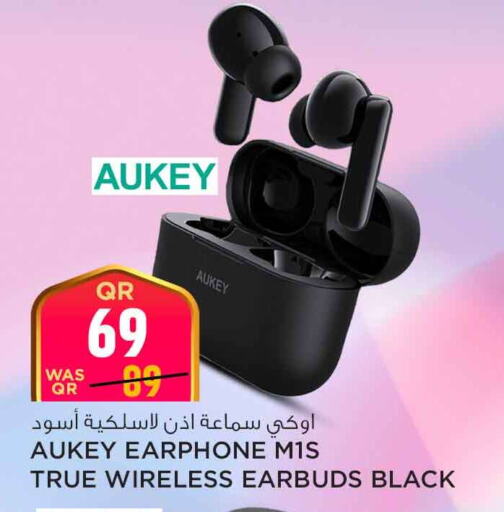 AUKEY Earphone available at Safari Hypermarket in Qatar - Umm Salal