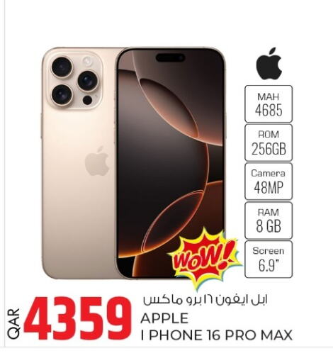 APPLE iPhone 16 available at Rawabi Hypermarkets in Qatar - Doha