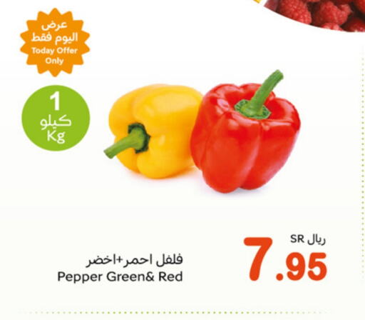 Chilli / Capsicum available at Othaim Markets in KSA, Saudi Arabia, Saudi - Yanbu