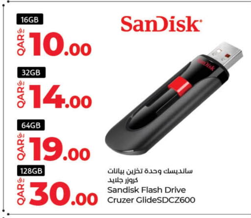 SANDISK Flash Drive available at LuLu Hypermarket in Qatar - Al Shamal