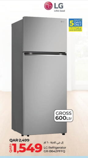 LG Refrigerator available at LuLu Hypermarket in Qatar - Al-Shahaniya