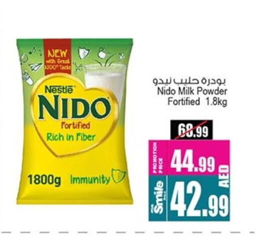 NIDO Milk Powder available at Ansar Gallery in UAE - Dubai