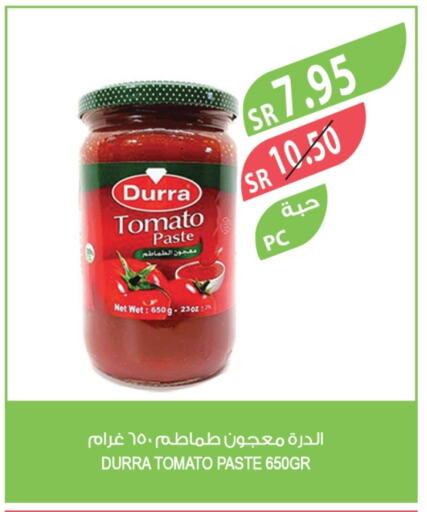 DURRA Tomato Paste available at Farm  in KSA, Saudi Arabia, Saudi - Al Bahah