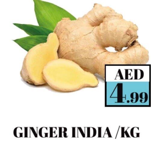 Ginger from India available at Souk Al Mubarak Hypermarket in UAE - Sharjah / Ajman