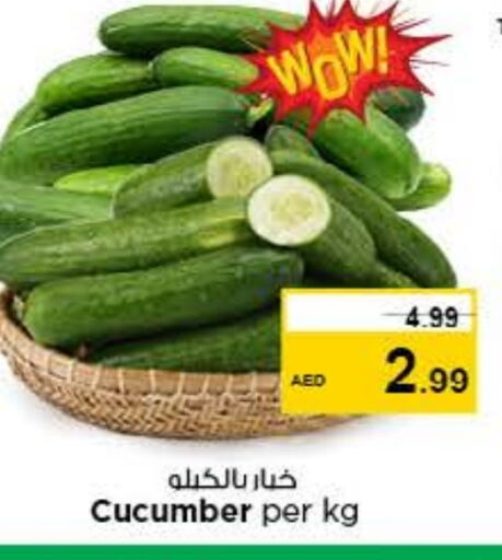 Cucumber available at نستو هايبرماركت in الإمارات العربية المتحدة , الامارات - أبو ظبي