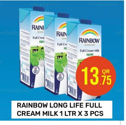 RAINBOW Full Cream Milk available at Majlis Hypermarket in Qatar - Doha