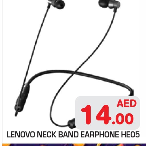 LENOVO Earphone available at Baniyas Spike  in UAE - Abu Dhabi