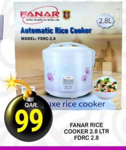 FANAR Rice Cooker available at Dubai Shopping Center in Qatar - Al Rayyan