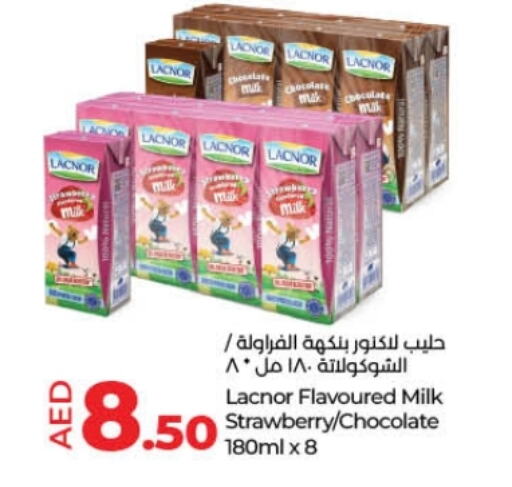 LACNOR Flavoured Milk available at Lulu Hypermarket in UAE - Fujairah