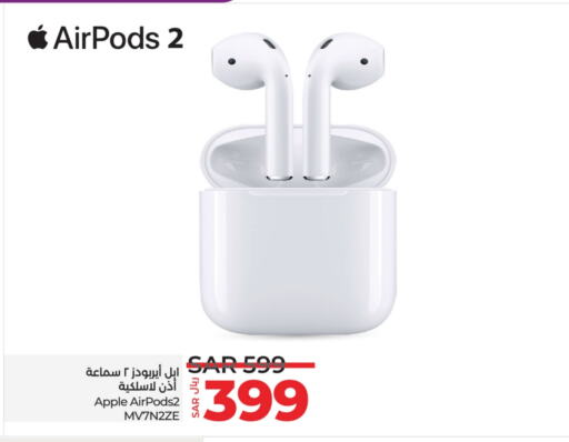 APPLE Earphone available at LULU Hypermarket in KSA, Saudi Arabia, Saudi - Yanbu