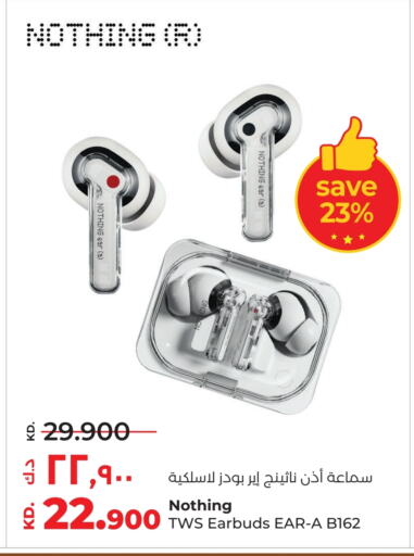 NOTHING Earphone available at Lulu Hypermarket  in Kuwait - Ahmadi Governorate