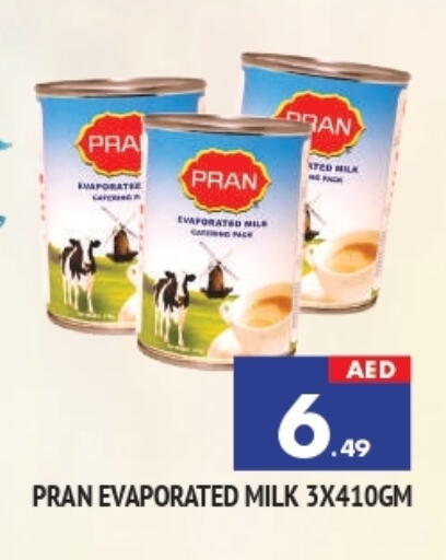 PRAN Evaporated Milk available at AL MADINA in UAE - Sharjah / Ajman