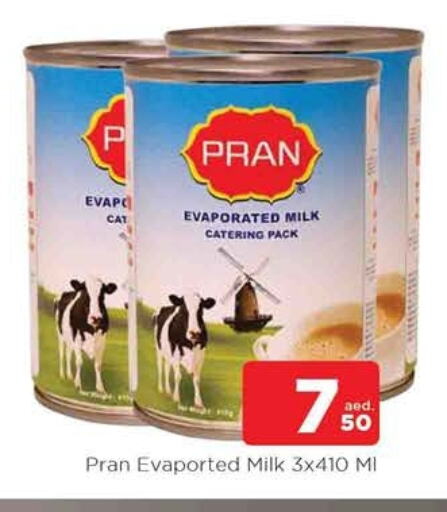 PRAN Evaporated Milk available at AL MADINA in UAE - Sharjah / Ajman