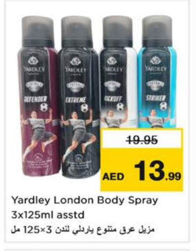 YARDLEY available at Nesto Hypermarket in UAE - Sharjah / Ajman