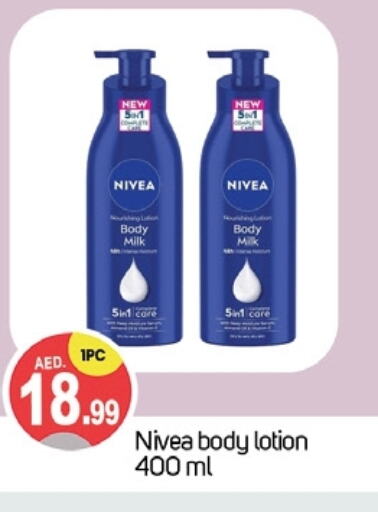 Nivea Body Lotion & Cream available at TALAL MARKET in UAE - Dubai