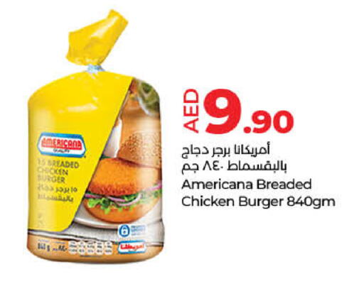 AMERICANA Chicken Burger available at Lulu Hypermarket in UAE - Sharjah / Ajman