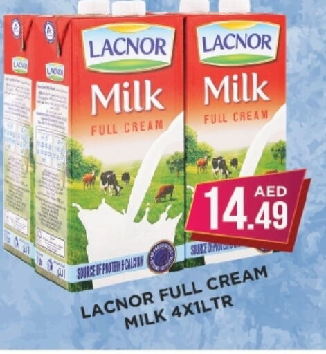 LACNOR Full Cream Milk available at Ainas Al madina hypermarket in UAE - Sharjah / Ajman