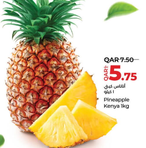 Pineapple from Kenya available at LuLu Hypermarket in Qatar - Al Khor