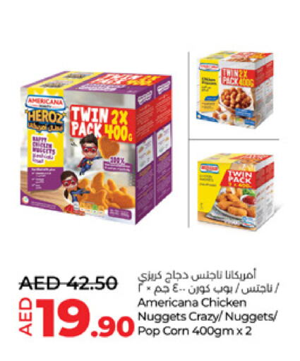 AMERICANA Chicken Nuggets available at Lulu Hypermarket in UAE - Abu Dhabi