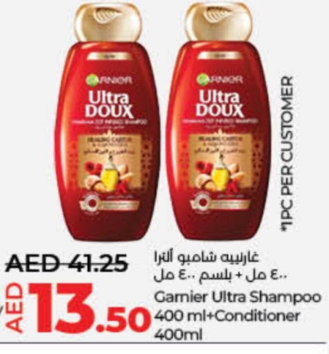 GARNIER Shampoo / Conditioner available at Lulu Hypermarket in UAE - Sharjah / Ajman