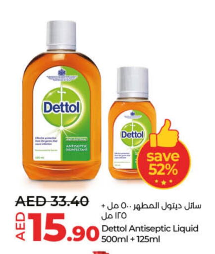 DETTOL Disinfectant available at Lulu Hypermarket in UAE - Sharjah / Ajman