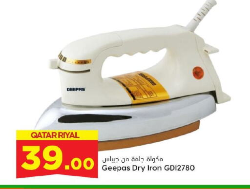 GEEPAS Ironbox available at Dana Hypermarket in Qatar - Al Rayyan