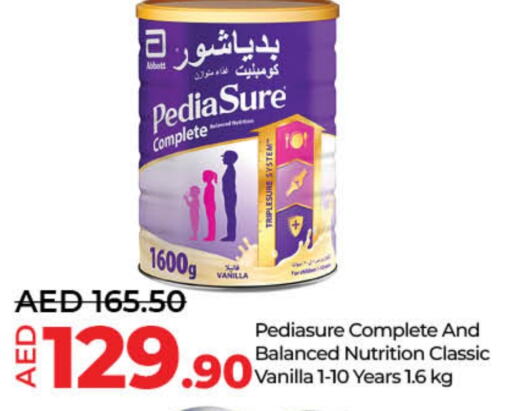 PEDIASURE available at Lulu Hypermarket in UAE - Sharjah / Ajman