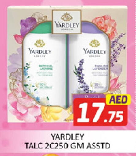 YARDLEY Talcum Powder available at Al Madina  in UAE - Dubai