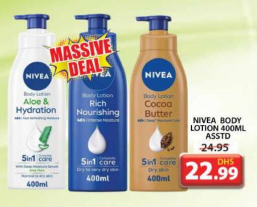 Nivea Body Lotion & Cream available at Grand Hyper Market in UAE - Sharjah / Ajman