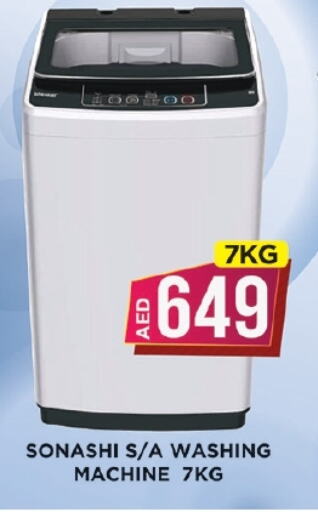 SONASHI Washing Machine available at Ainas Al madina hypermarket in UAE - Sharjah / Ajman