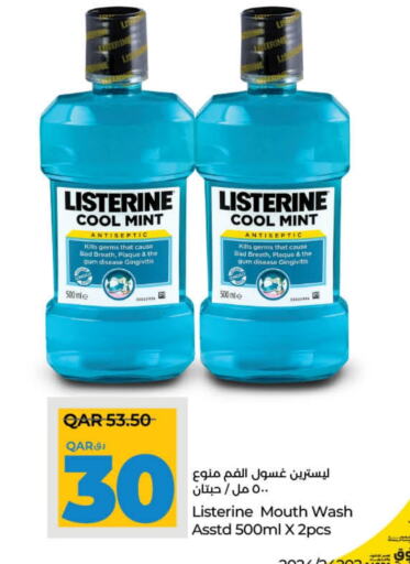 LISTERINE Mouthwash available at LuLu Hypermarket in Qatar - Al Wakra