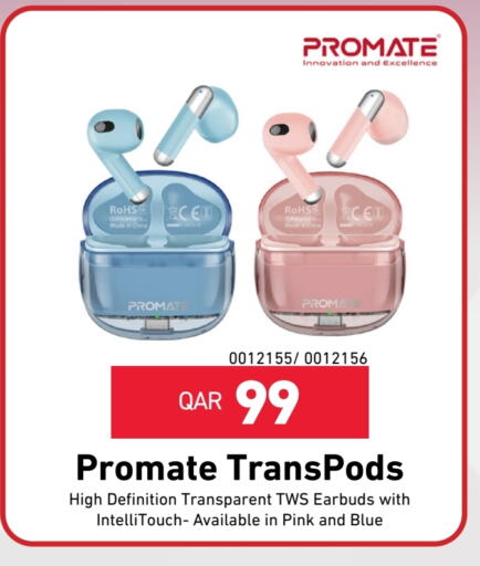 PROMATE Earphone available at Digital Zone Trading in Qatar - Al Wakra