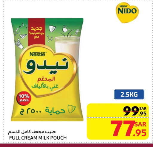 NIDO Milk Powder available at Carrefour Market in KSA, Saudi Arabia, Saudi - Riyadh