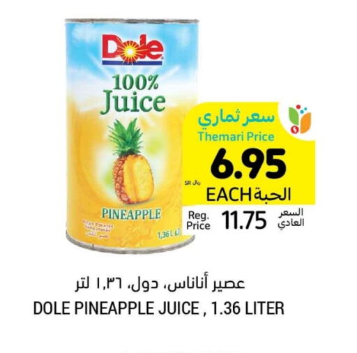 Pineapple available at Tamimi Market in KSA, Saudi Arabia, Saudi - Hafar Al Batin