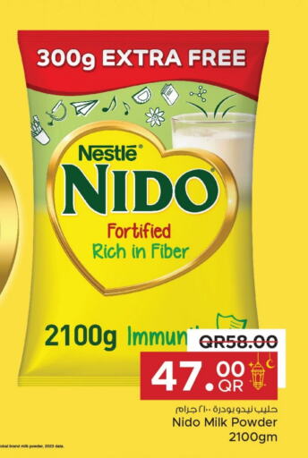 NIDO Milk Powder available at Family Food Centre in Qatar - Al Wakra