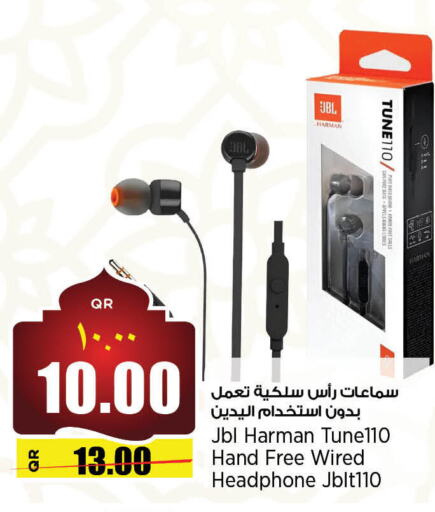 JBL Earphone available at New Indian Supermarket in Qatar - Al Wakra