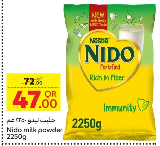 NIDO Milk Powder available at Carrefour in Qatar - Al Wakra