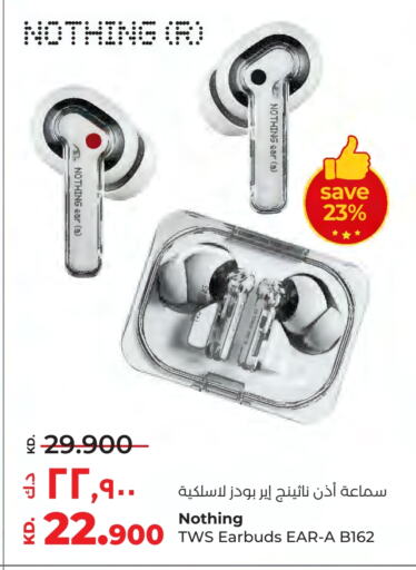 NOTHING Earphone available at Lulu Hypermarket  in Kuwait - Jahra Governorate