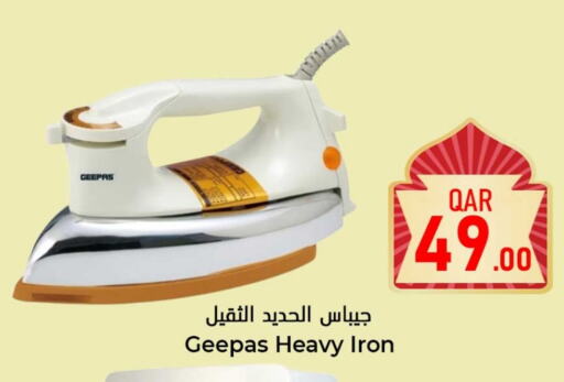 GEEPAS Ironbox available at Dana Hypermarket in Qatar - Doha