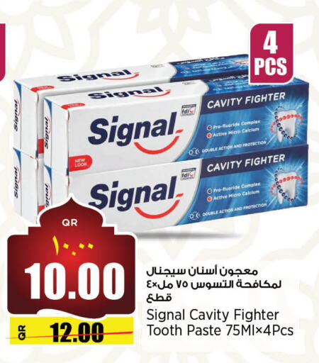 SIGNAL Toothpaste available at New Indian Supermarket in Qatar - Al Wakra