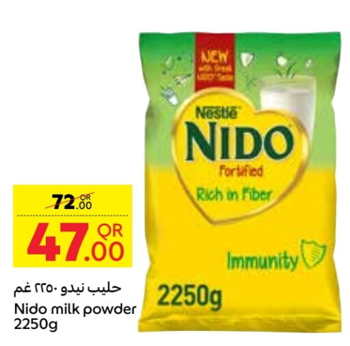 NIDO Milk Powder available at Carrefour in Qatar - Al Wakra