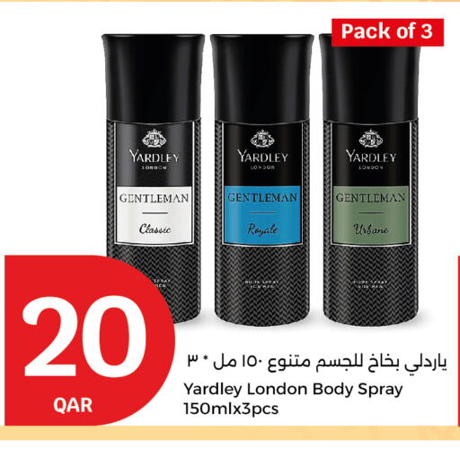 YARDLEY available at City Hypermarket in Qatar - Al Wakra