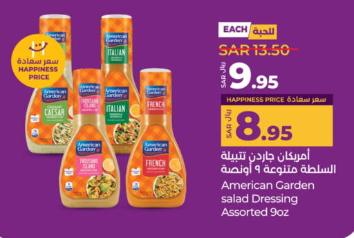 AMERICAN GARDEN Dressing available at LULU Hypermarket in KSA, Saudi Arabia, Saudi - Riyadh