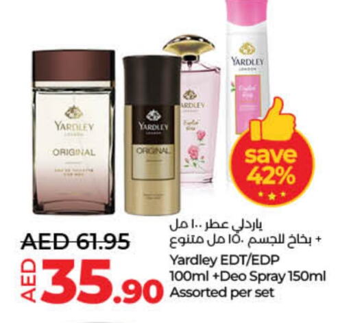 YARDLEY available at Lulu Hypermarket in UAE - Dubai