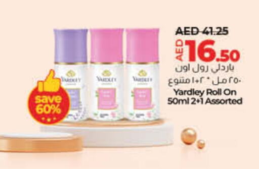 YARDLEY available at Lulu Hypermarket in UAE - Sharjah / Ajman