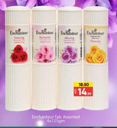 Enchanteur Talcum Powder available at Al Madina  in UAE - Dubai