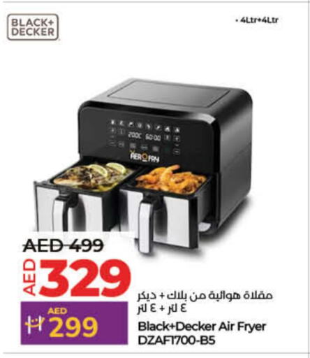 BLACK+DECKER Air Fryer available at Lulu Hypermarket in UAE - Umm al Quwain