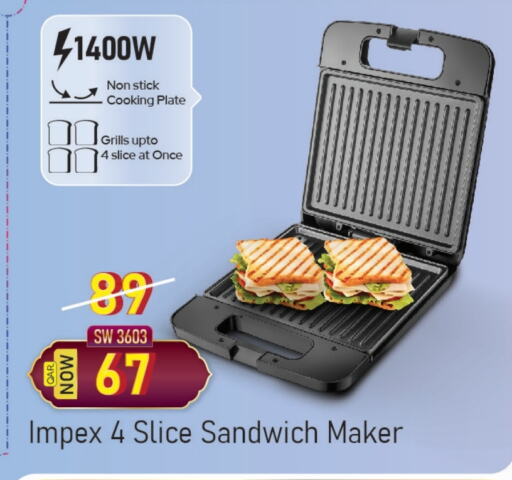 IMPEX Sandwich Maker available at Family Food Centre in Qatar - Al Wakra